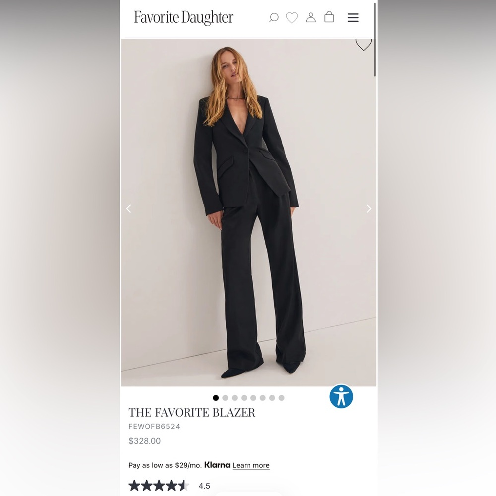 Favorite Daughter Black Favorite Blazer